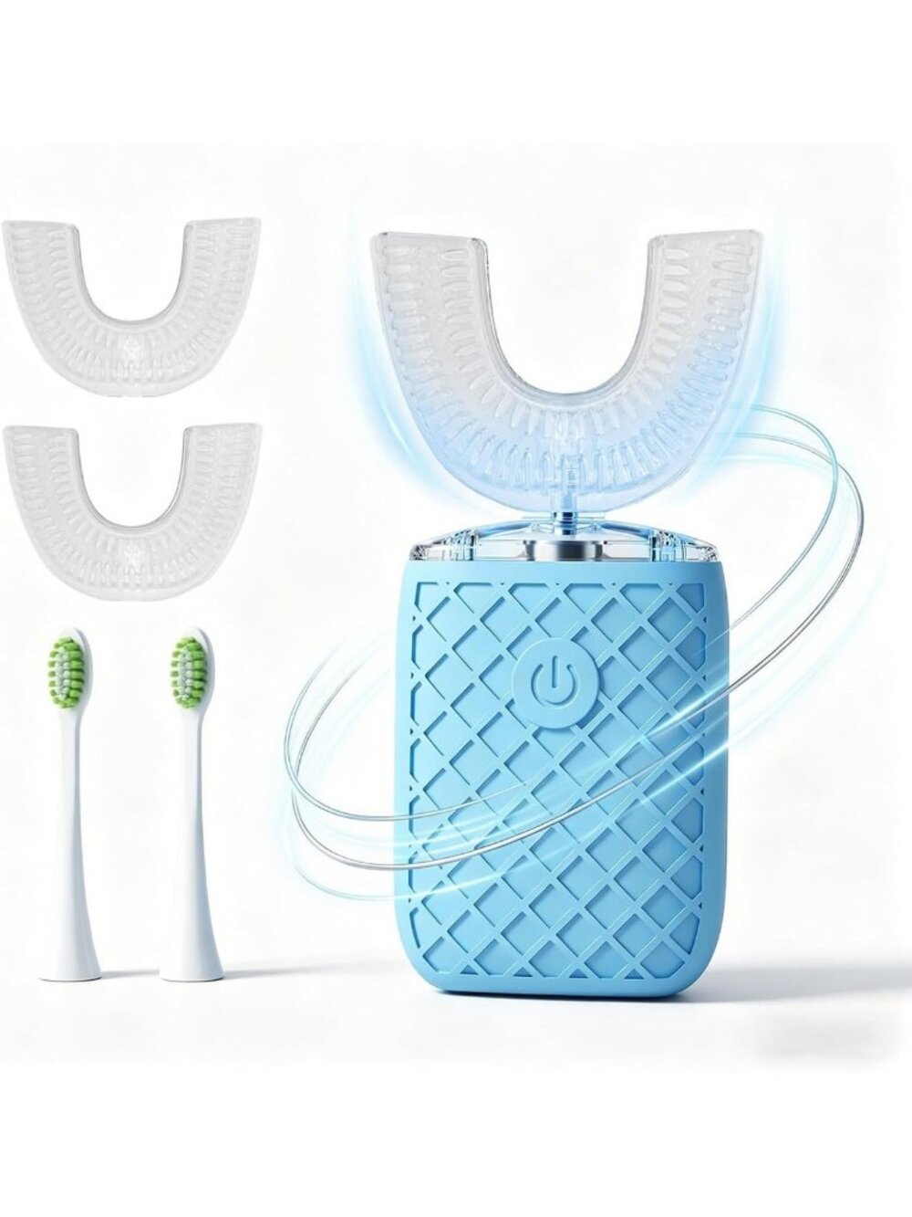 360° Sonic Electric U-Shaped Toothbrush for Adults, Waterproof, Rechargeable, 5